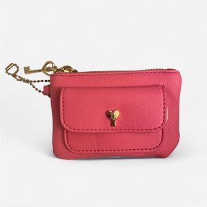 Juicy Couture Pink Heart Lock Mini Coin Purse